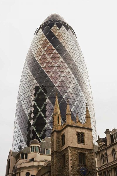 Great Britain, London Old vs New Architecture